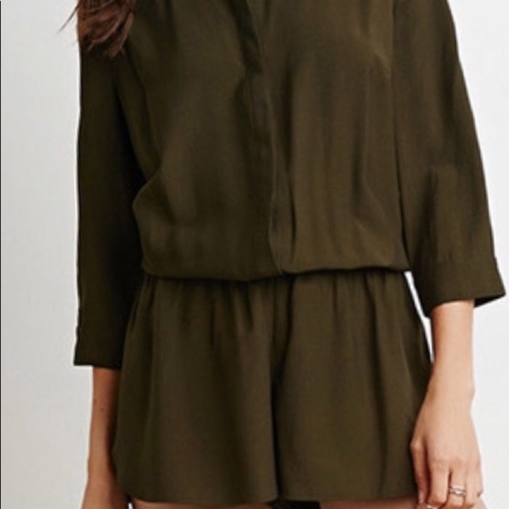 Olive Romper